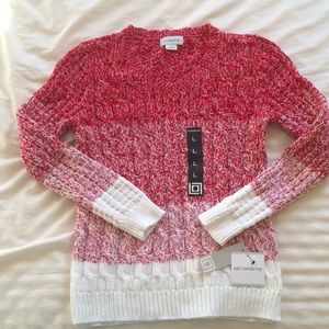 Liz Claiborne V-Neck Knit Sweater